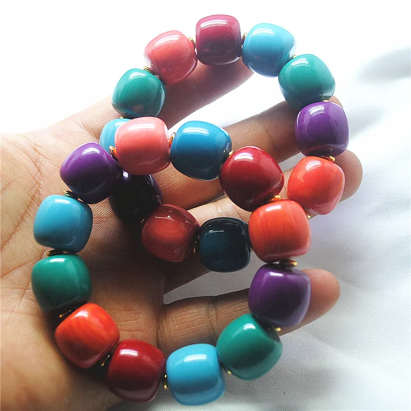 1PCS FASHION WOMEN BRACELETS CORAL MATERIAL SIZE 15X16MM MULTI COLORS BEST FOR PARTY WEARING