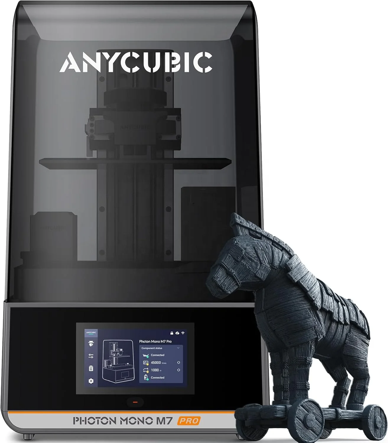 

Anycubic Photon Mono M7 Pro 10,1 дюймов 14K высокоточная автоматическая заправка 0,1 мм слой ЖК 3D-принтер