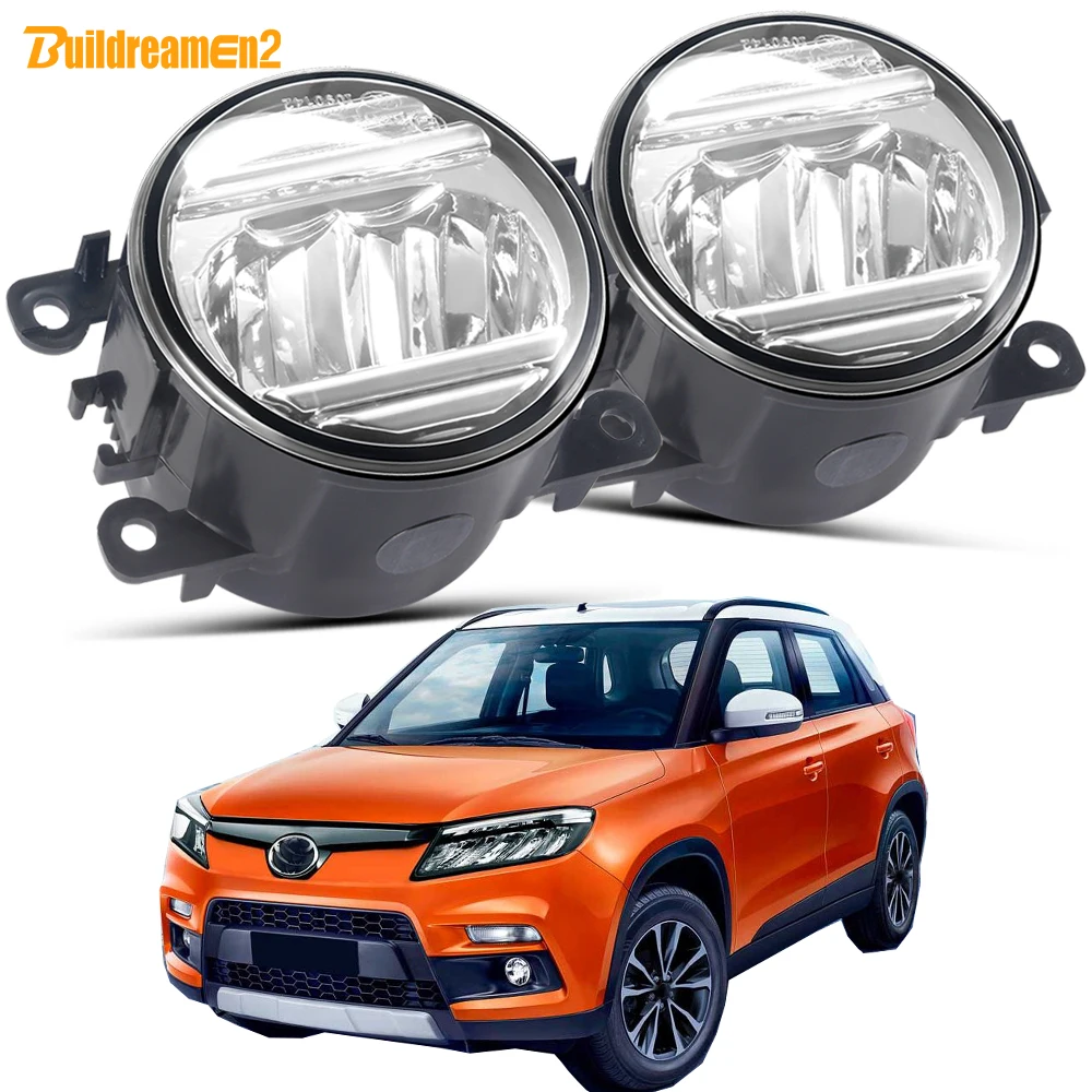 

2 X LED Fog Light For Toyota Urban Cruiser 2016 2017 2018 2019 2020 2021 30W H11 Car Front Bumper Fog Driving Lamp Assembly