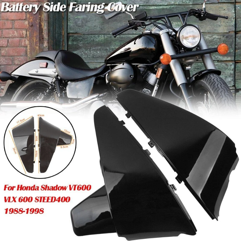 

Для Honda Shadow VT600 VLX 600 STEED 400 1988-1998 Защитная крышка батарейного отсека