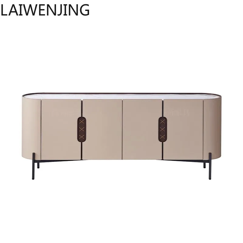 

HLZ Cream Wind Slate Meal Side Bedroom Bedside Locker Minimal Multifunctional Entry Foyer Cabinet