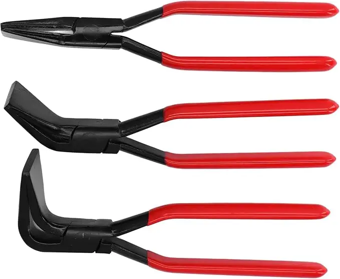 High Carbon Steel Metal Bending Pliers Set 45° 90° 30-35 HRC Straight Jaw For DIY Hand Seamer Sheet Bending Flattening Sheet