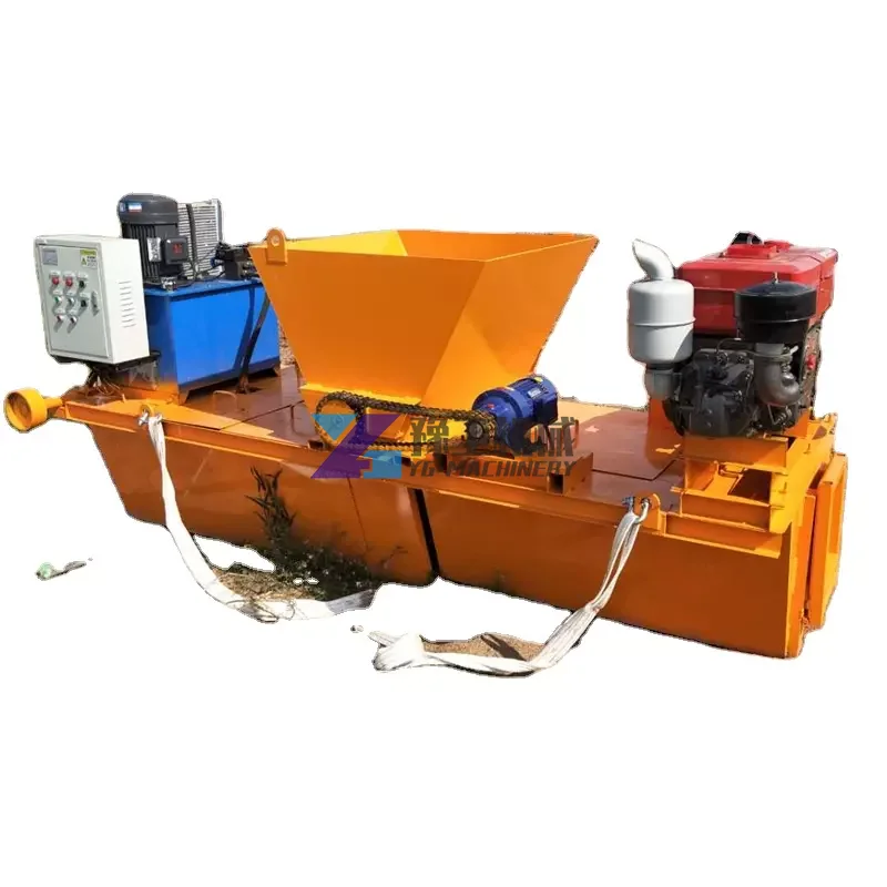 YG Roadside Slipform Machine Trench Forming Machine Concrete Channel Forming Machine