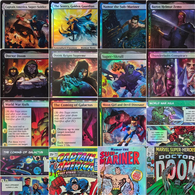MSH SPM Proxy Custom Foil Fantasy Tabletop Game Cards High‑Quality Fan‑Made Collectible Hobby Cards for Casual Home Play