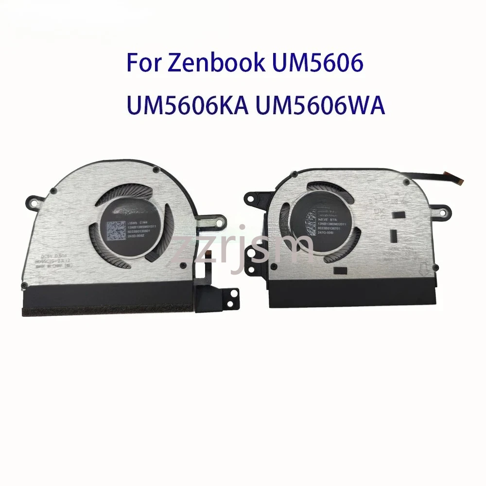 

Laptop Cooling CPU GPU Fan For ASUS Zenbook S 16 UM5606 UM5606WA UM5606KA Cooler Fans 13NB13M0M01011 ND55C1H-23L13 ND55C1G-23L12