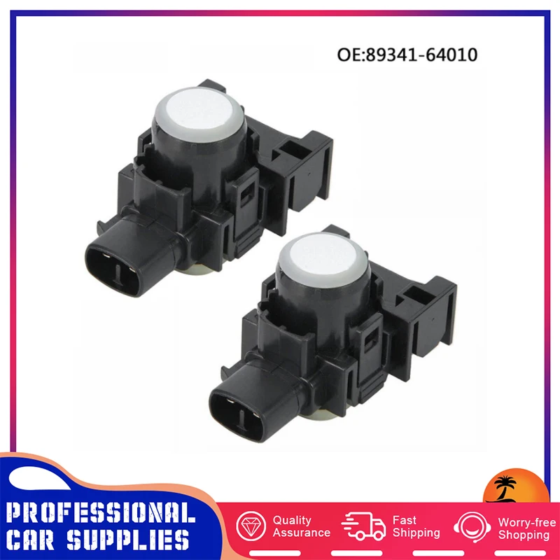 

2 Pcs PDC Bumper Parking Sensors Reversing Radar 8934164010 Compatible for TOYOTA 4RUNNER 2013-2016