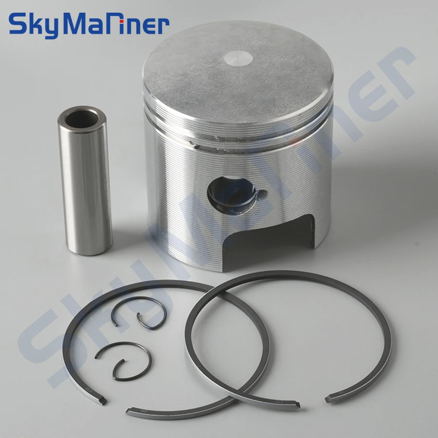 

12110-96353-050 PISTON SET With Rings (OS:0.5) Dia:71.5MM For Suzuki Outboard 2T DT20 DT25 DT30 12110-96353 Boat accessories