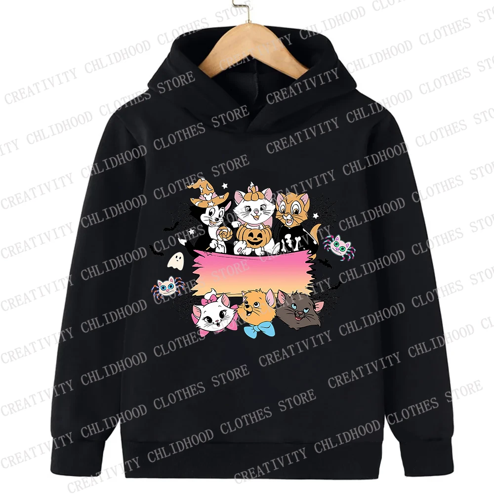 Christmas Hoodies Disney Children Mickey Mouse Winnie Kids Pullover Cartoons Casual Clothes Girl Boy Cartoons Tops Sweatshirts