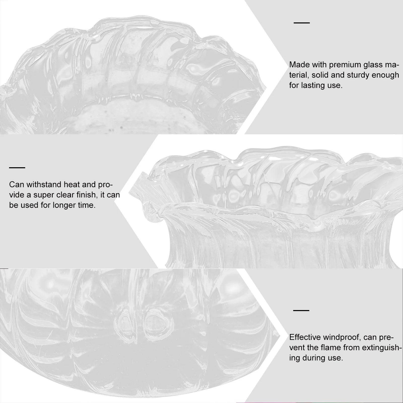 2 قطعة استبدال مصباح الزيت غلوب 9 سنتيمتر غطاء خفيف مقاومة للحرارة واضح النهاية الزجاج الظل مصباح زيتي استبدال الكرة الأرضية #5