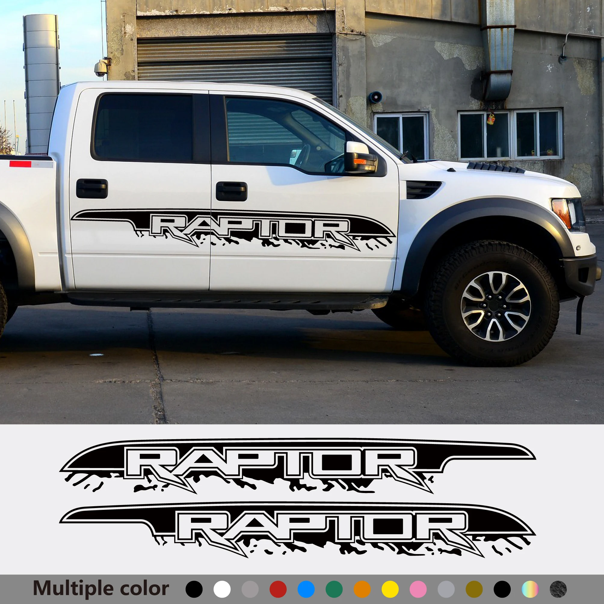 

Pickup Body Side Stickers Apply For Ford Ranger Raptor Wildtrak Truck Decor Decals Car Vinyl Covers Auto Exterior Accessories