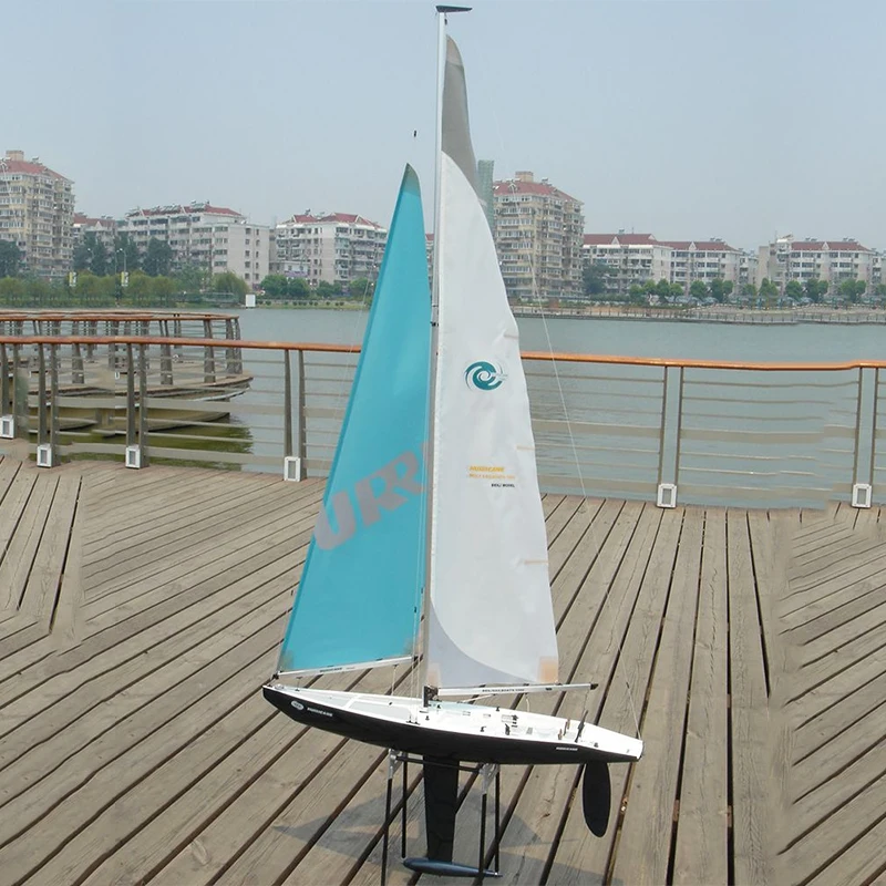 

Hurricane Sailing Model RC Boat 2.4G Four-way Remote Control F5-E Class One-meter Sea Model Competition FRP Hull