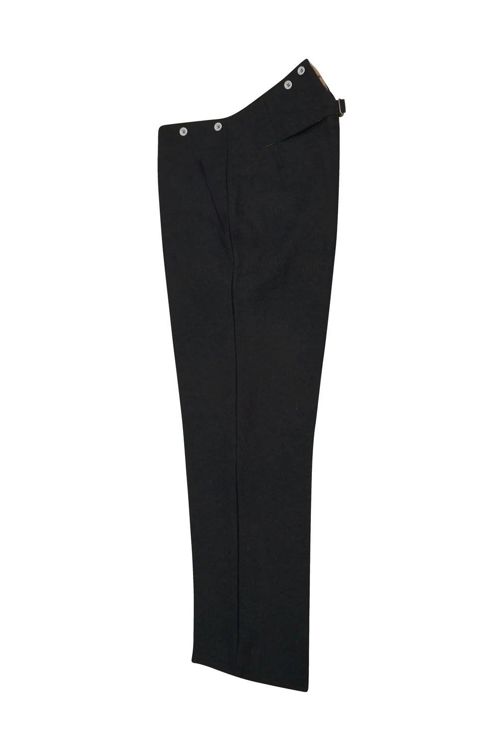 

GUWJ-022 WWII German Police Black Wool Service Trouser