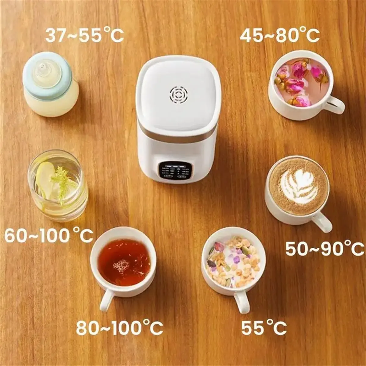 【~-nouveau-abzd】tasse-thermique-electrique-portable-pour-voyage-650-ml-tasse-chauffante-pour-eau-chaude-chauffe-lait-de-voyage-tasses-thermiques-prise-europeenne-blanc