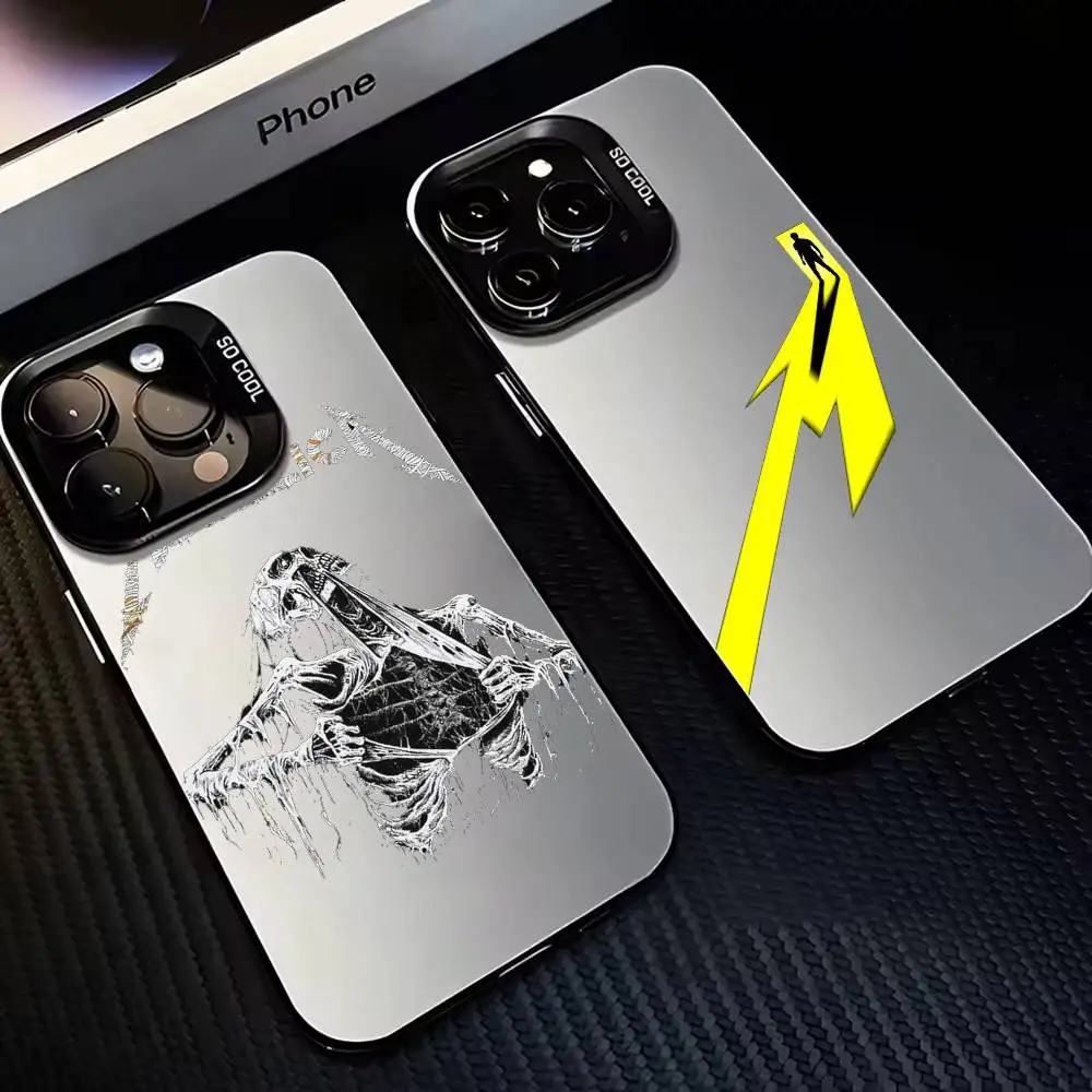 

Metallica Wallpaper Phone Case For iPhone17,16,15,14,13,12,11 Plus,Pro Max Black Matte Shockproof Cover