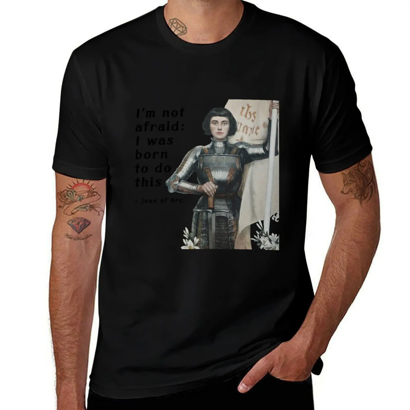 Joan of Arc - Battle Quite 2 T-Shirt Work Wear Short Sleeve T-Shirt