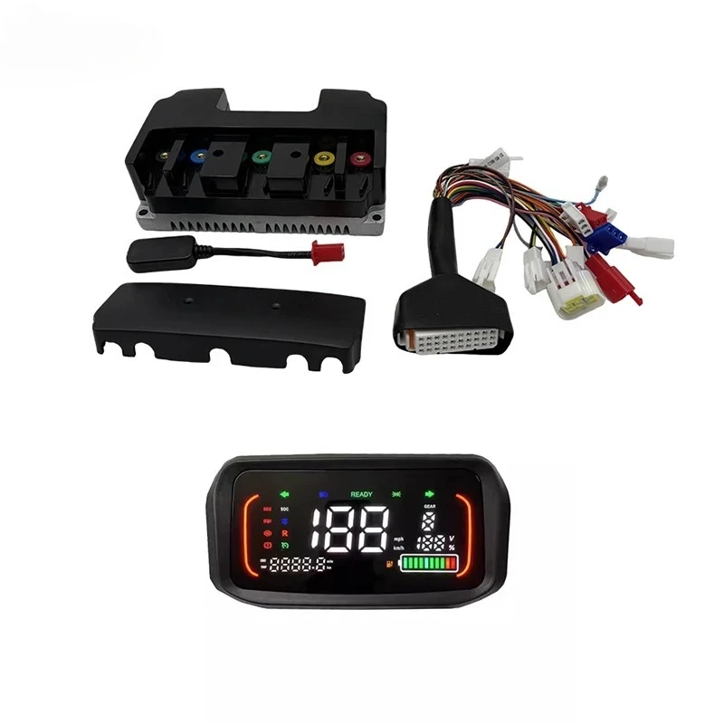 Fardriver ND72260 48V-72V 80A BLDC Sine Wave Hall Sensor Controller with N7 Display Speedometer for 1000W-2000W Motor