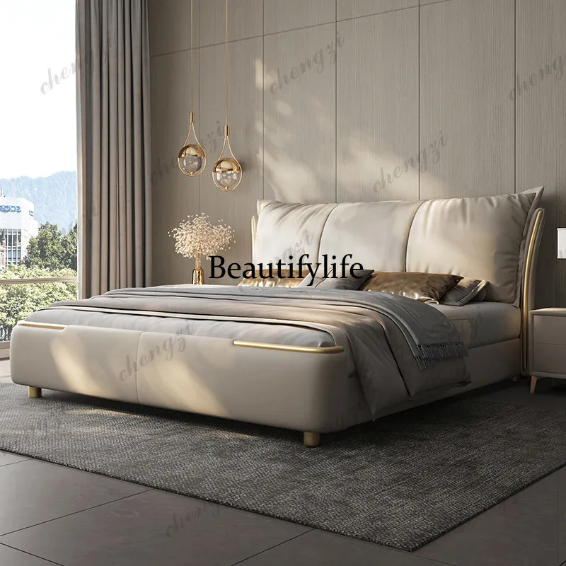 

Designs Beige Double Bed Couples Girls Australia Storage Frame Double Bed Modern Luxury Wooden Cama De Casal Furniture For Home