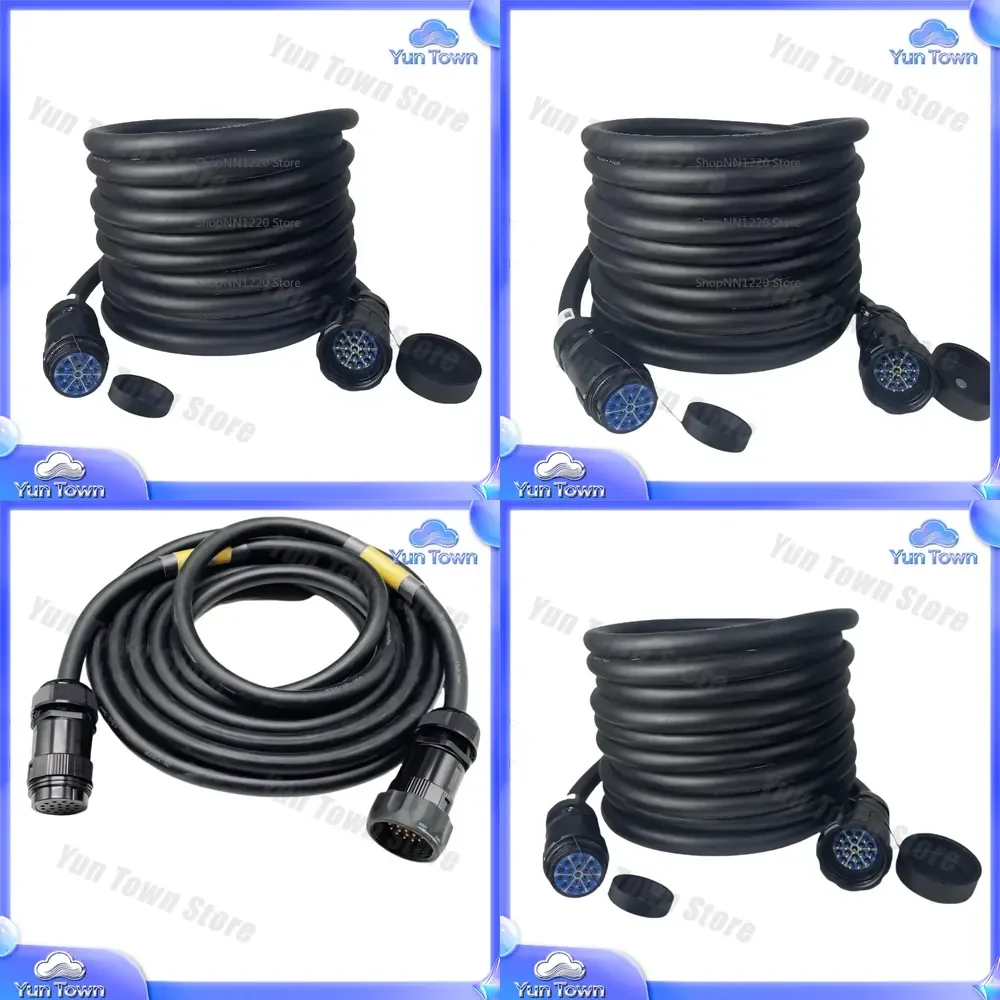 for Socapex 19 Pin 2.5mm² Male to Female Multipin Extension Power Cable for Stage Lighting Rigging DJ Equipment Theater Venue
