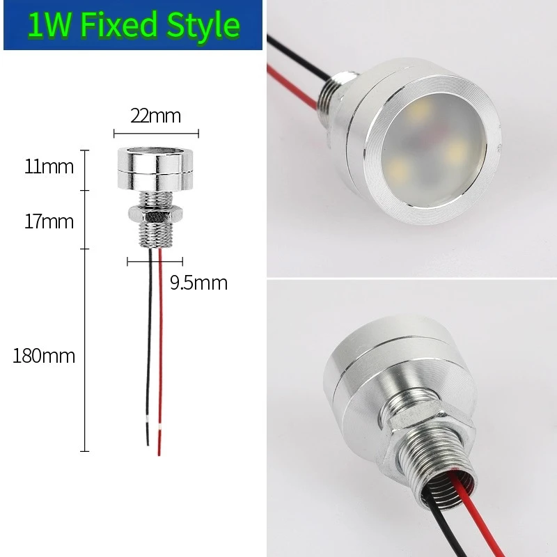 LED 1W 2W 3W Diffuse Light Small Spotlight Super Bright Ultra Thin DC 5V 12V 24V Constant Voltage Instrument Equipment Lighting