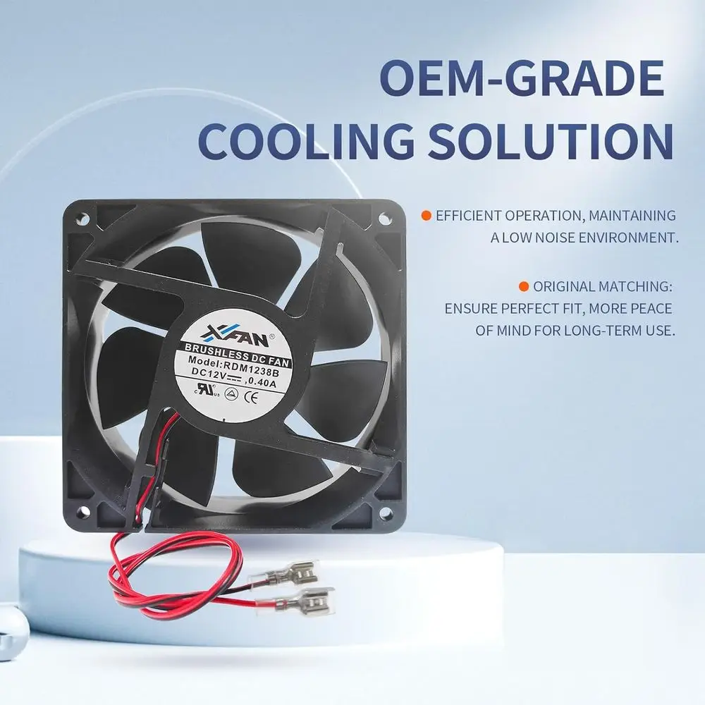 2 قطعة OEM 628685 RV مجموعة مروحة تبريد الثلاجة - بديل 12 فولت تيار مستمر لـ Norcold 1200، 1210، N1095، N61X، N62X، N64X، N81X، #3