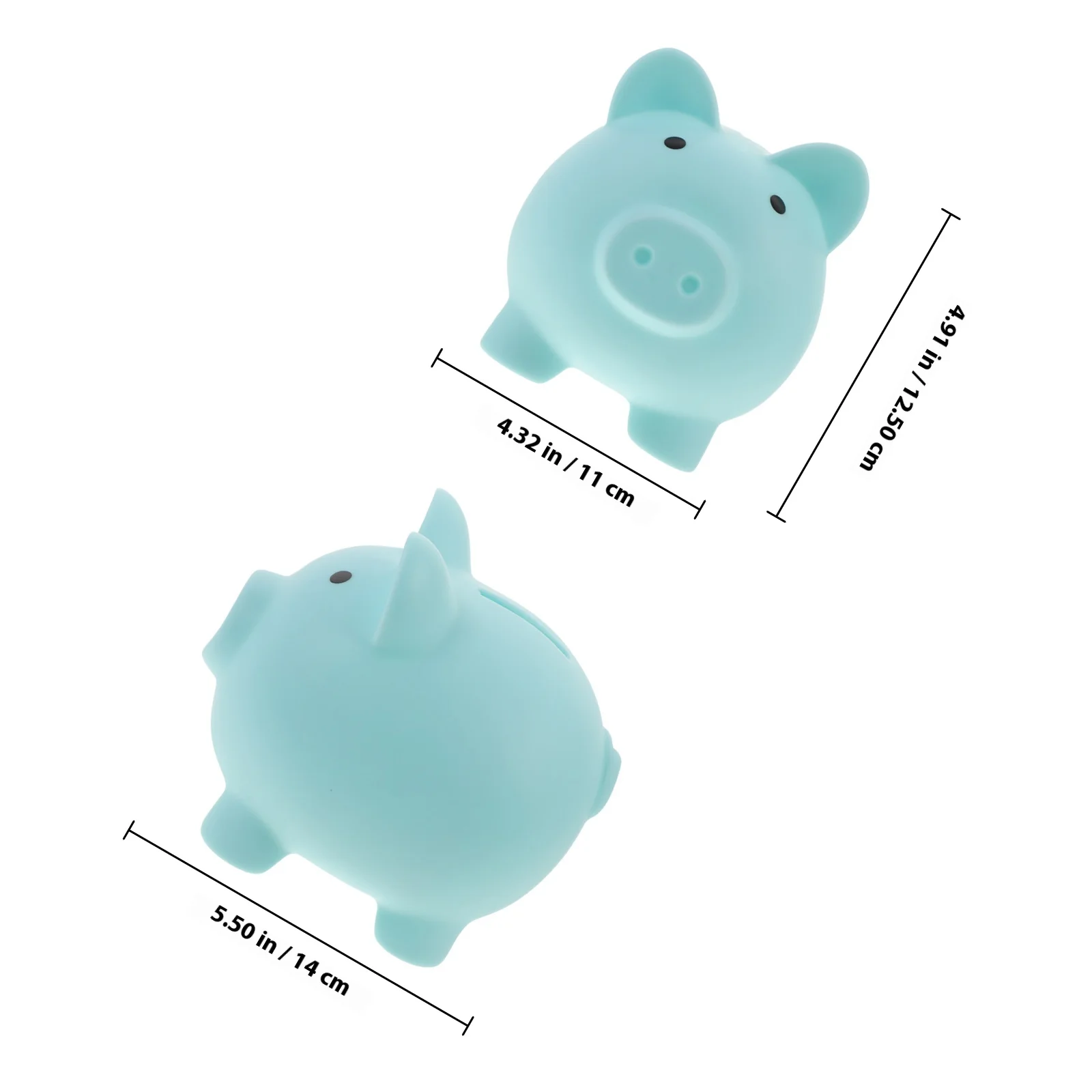 Tirelire mignonne en forme de cochon, Pot d'argent de bureau, joli Pot d'épargne décoratif pour enfants, garçons et filles, cadeau d'anniversaire