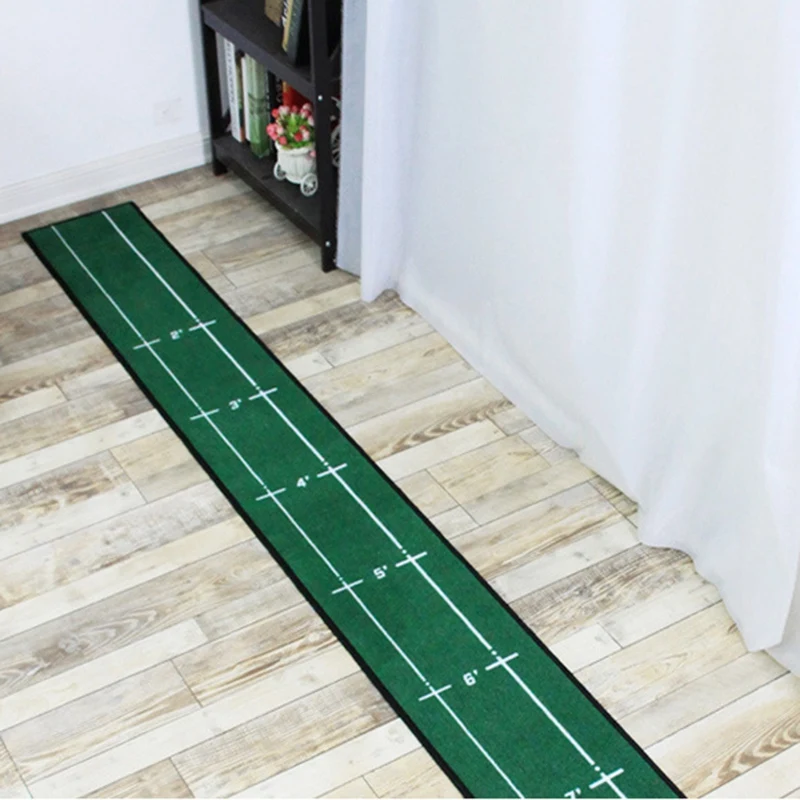 Golf Carpet Putting Mat Thick Practice Putting Rug for Indoor Home Office Golf Practice Grass Mat Golf Training