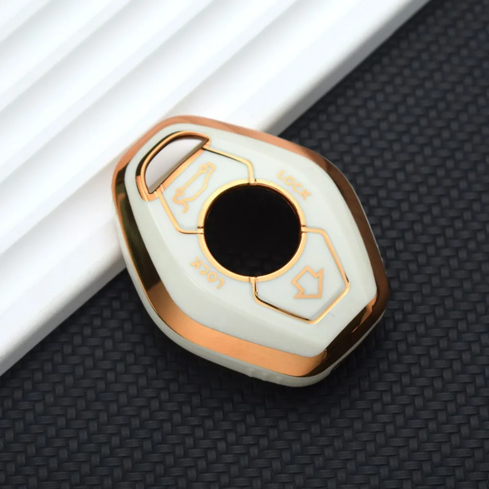 TPU Car Key Case Cover Shell for BMW X3 X5 Z3 Z4 3 5 7 SERIES E38 E39 E46 E83 1998 - 2005 Keyless Protector Fob Auto Accessories
