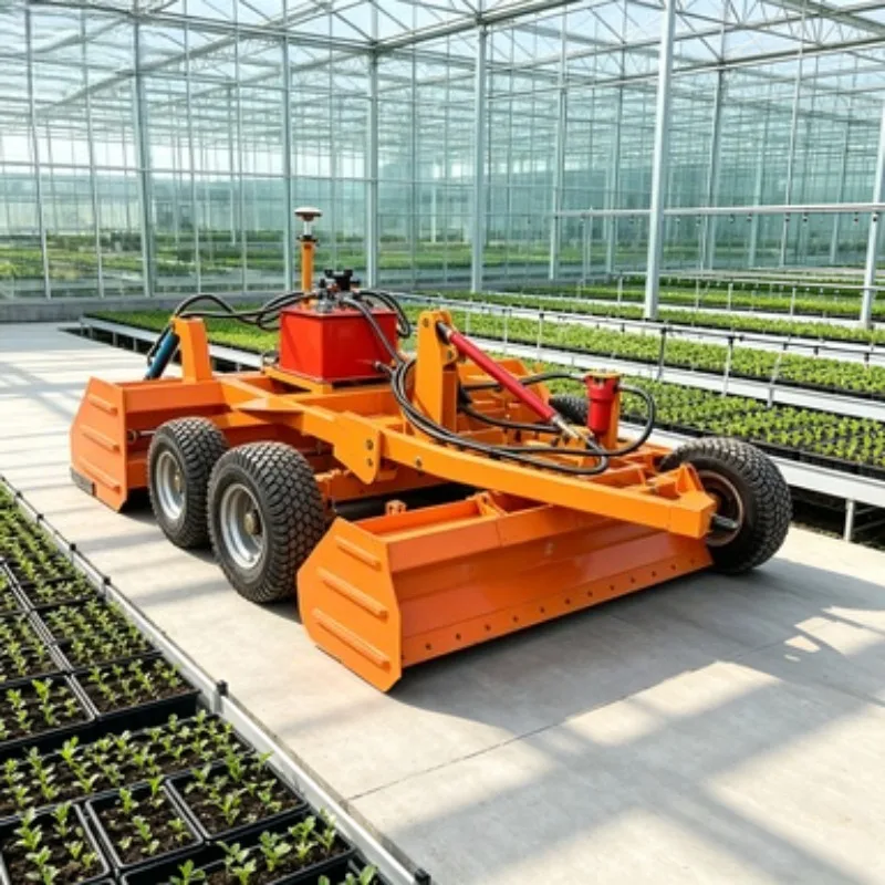 Heavy Duty Laser Land Leveler Tractor Pull Behind Grader Soil Scraper for Large Farmland