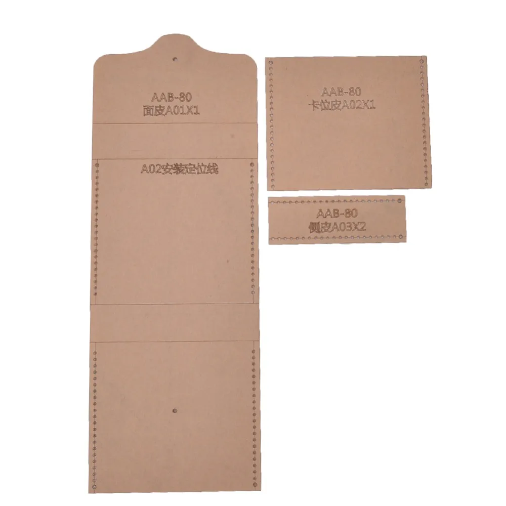 

Pattern Stencil Acrylic Coin Purse Sturdy Templates Wallet Stencil Reusable Durable Acrylic Template Wallet Making