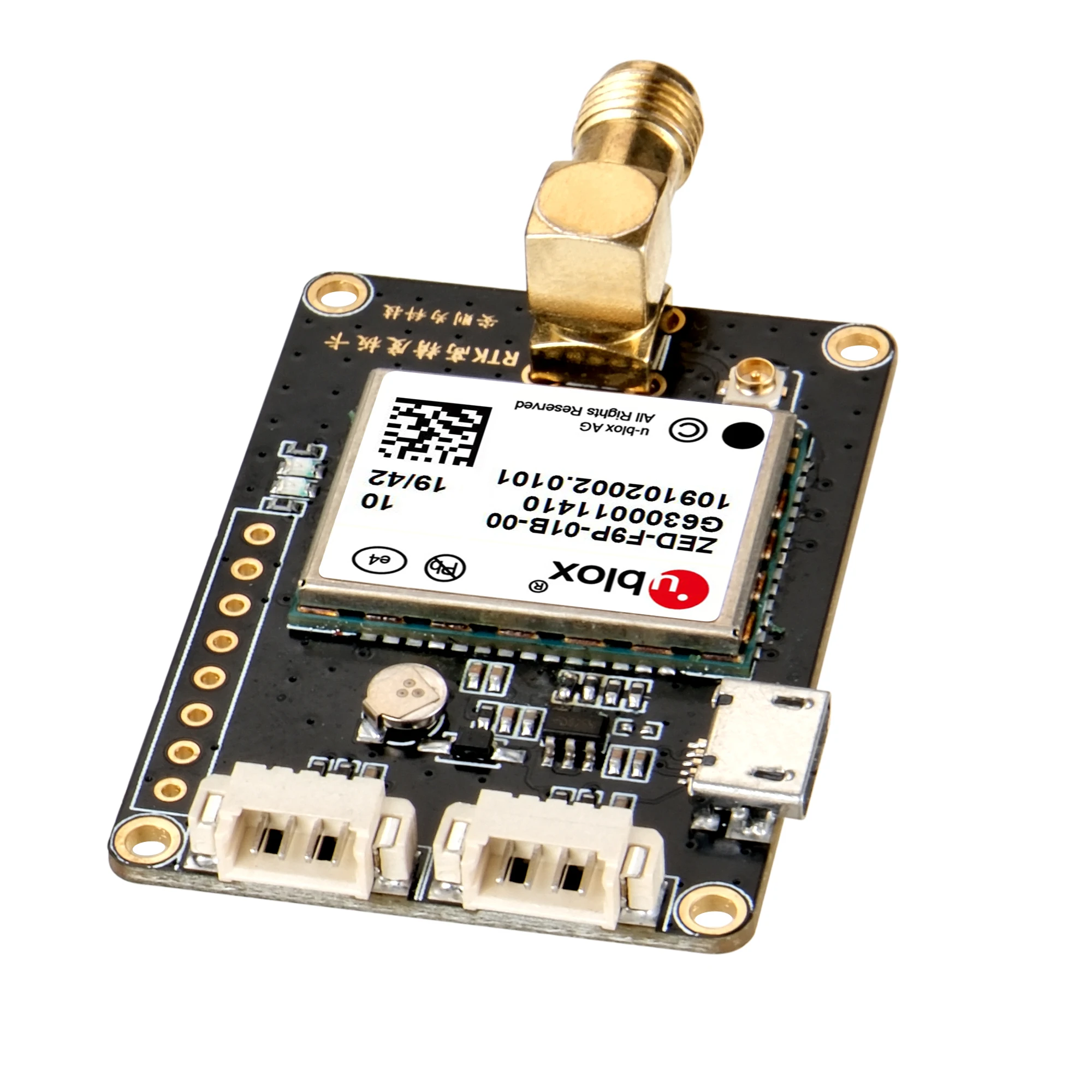 ZED-F9P/F9T RTK GNSS Receiver Module  Board High Precision USB GPS Module Development Time Synchronization Module