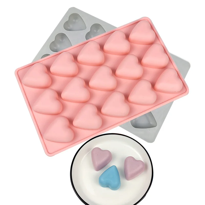 

Gummy Heart Silicone Mold Dropper Grids DIY Fondant Chocolate Candy Soap Mould Valentine's Day Party Cake Baking Decorating Tool