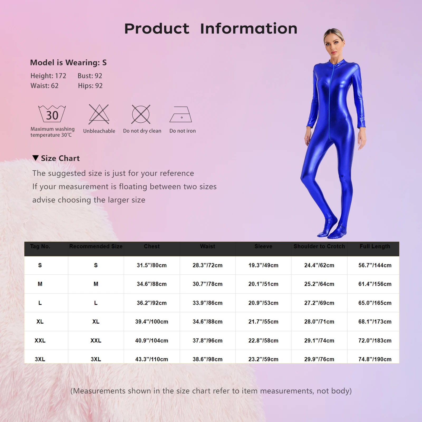 Seeksmile - Body Metálico Unisex Zentai Sin Capucha Para Adultos, Traje