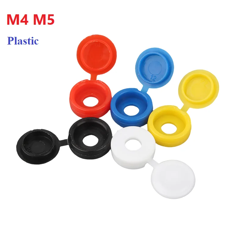 M4 M5 Thickened Screw Decorative Cap Self-Tapping Nail Protection Hole Plug Plastic One-piece Screw Cap Nut