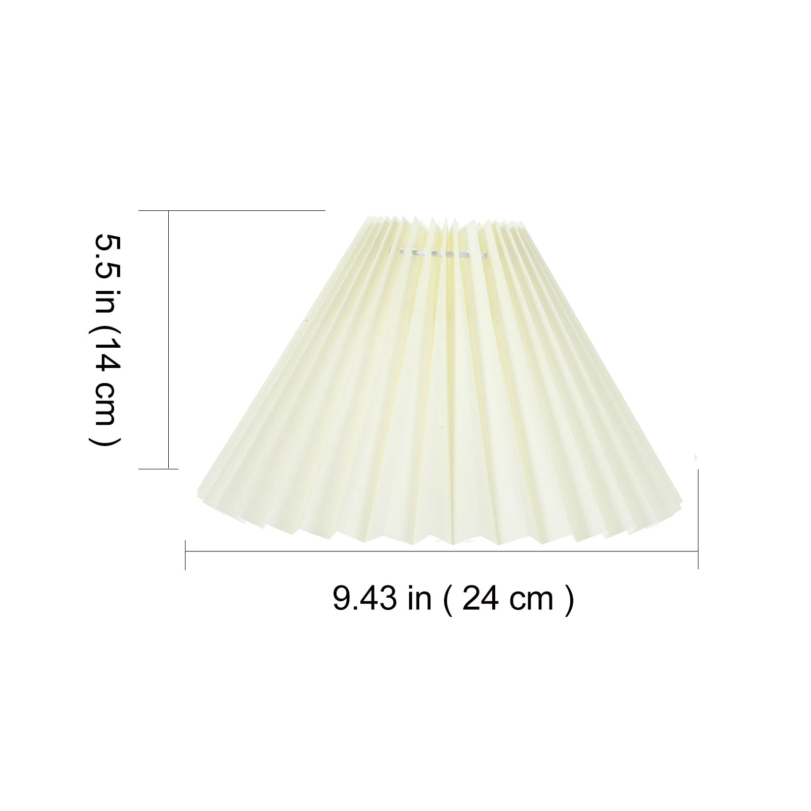 Lamp Shade For Standing Lamp Desk Light Retro Decor Chandelier Shade Pleated Lampshade Personality Wrinkle Living Room Fabric