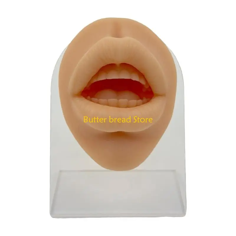 W89C Realistic Facials Piercing Practice Model For Medicals Train Skill Development