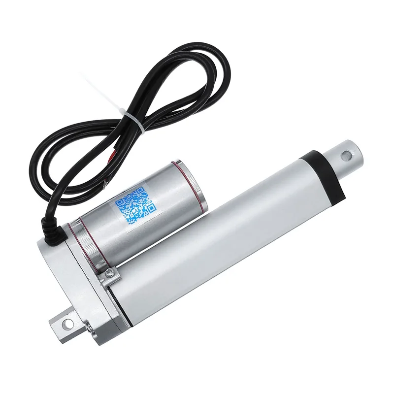 電動リニアアクチュエータ100ミリメートルストロークリニアモータコントローラdc 12v 24v 100/300/500/700/1000/1200/1500N
