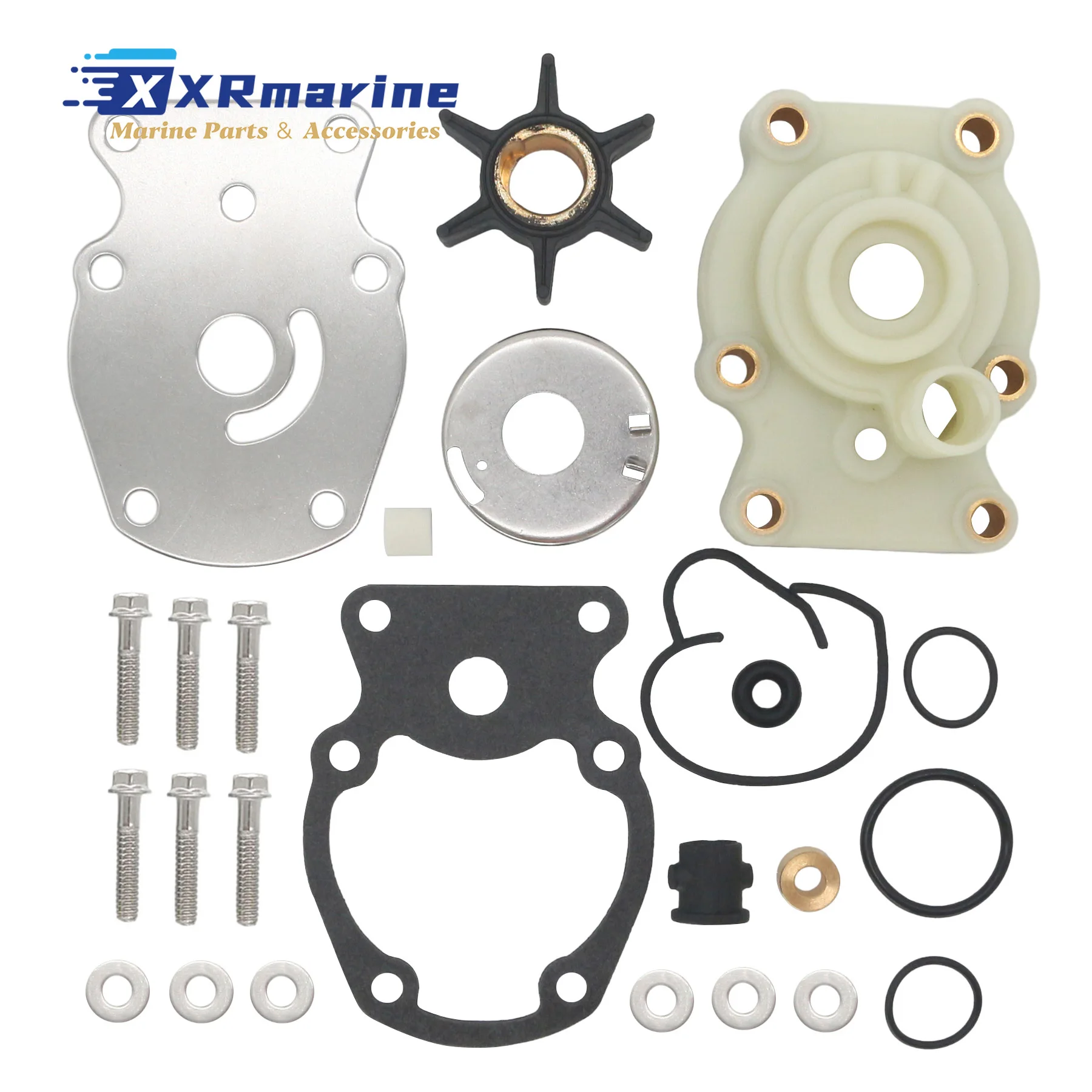 

Комплект запчастей для ремонта водяного насоса (импеллера) подходит для лодочных моторов Johnson Evinrude OMC 2-тактных 20HP 25HP 30HP 35HP
