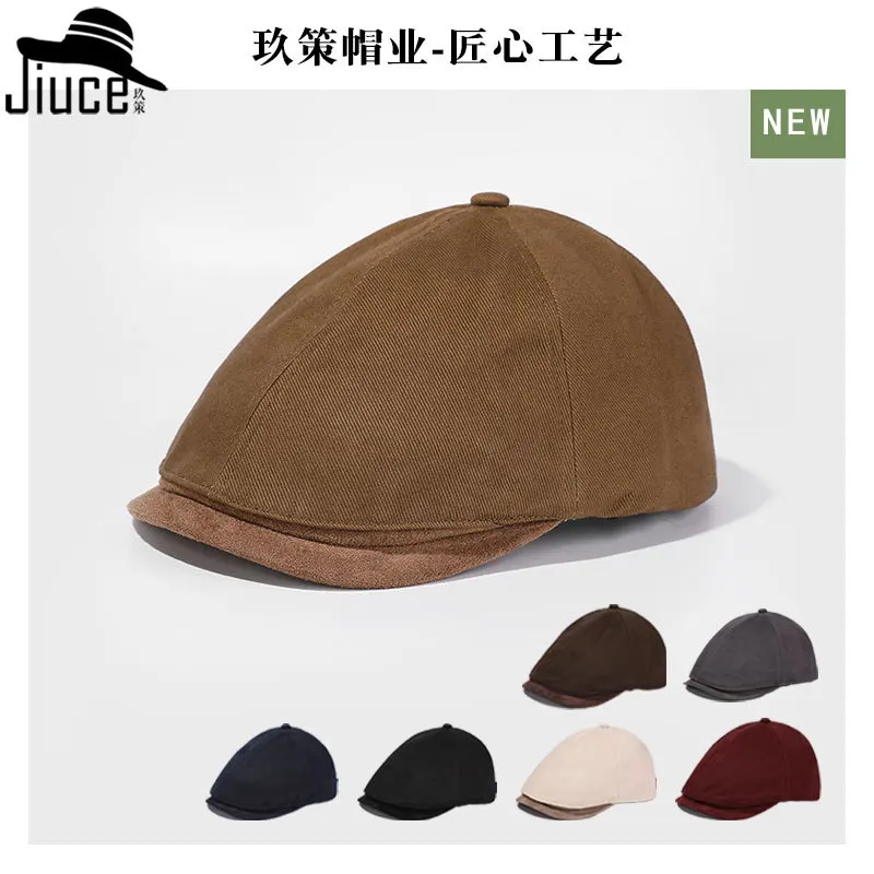

Retro Forward Hat Can Be Worn On Both Sides Autumn New Style Yuppie Style Couple Hat Fashion Versatile Duckbill Hat 4m990