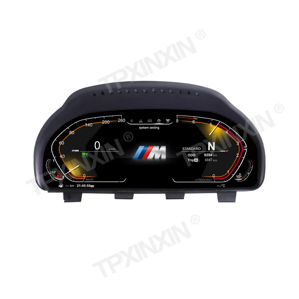 For BMW Series 5 6 7 GT-F07 F10 F11 F18 2009-2016 Digital Dashboard Panel HD LCD Speedometer Virtual Instrument Cluster Cockpit