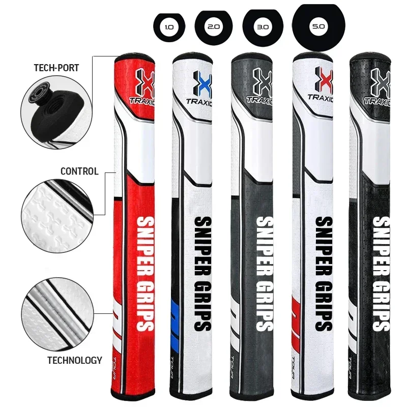 High Quality PU Golf Putter grip Soft Feel, Anti-Slip Circular contour  3.0,5.0