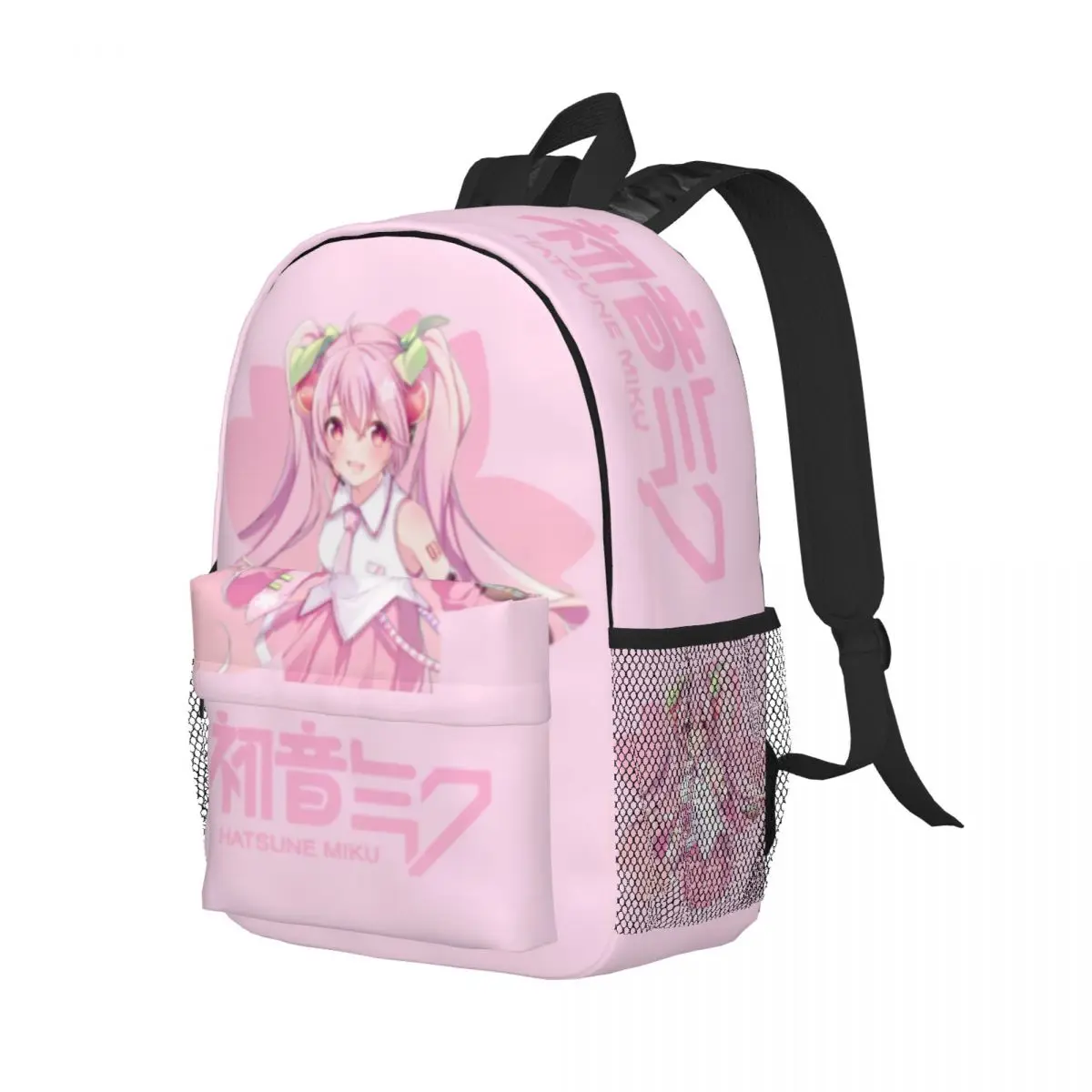 Hatsune Miku Printed Lightweight Casual Schoolbag For School, Outdoor, Shopping, Office 15inch