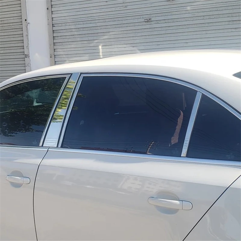 

WELKINRY For VW Jetta A6 6th Generation 2011-2018 Vento Car Body Door Window Central Middle B Column Pillar Post Cover Trim