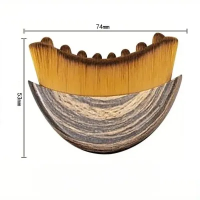 Portable Lymphatic Contour Facial Brush, Dry Facial Brush, Ergonomic Design, Precisely Fits the Skin, Shapes the Jawline