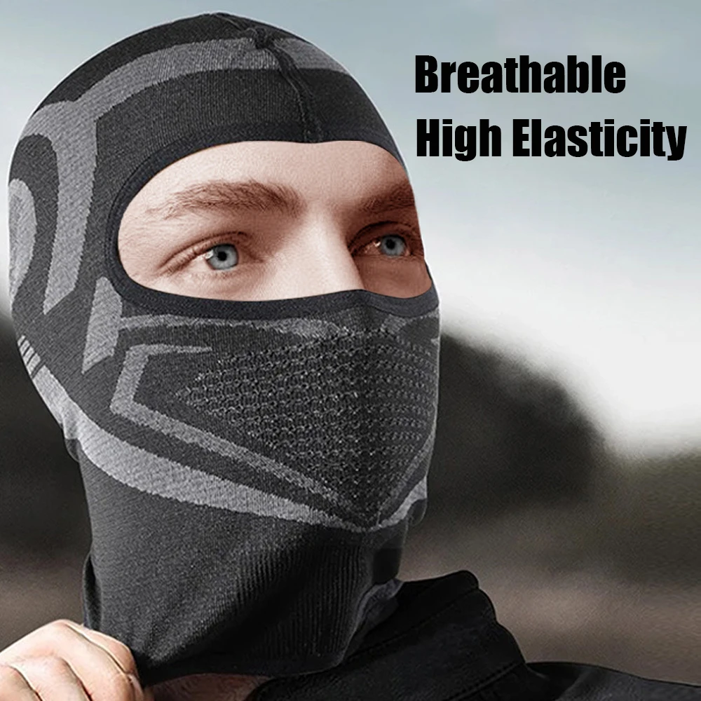 Elastic Breathable Cycling Mask Balaclava Hat Bicycle Motorcycle Helmet Inner Cap Men\'s Women Ski Mask