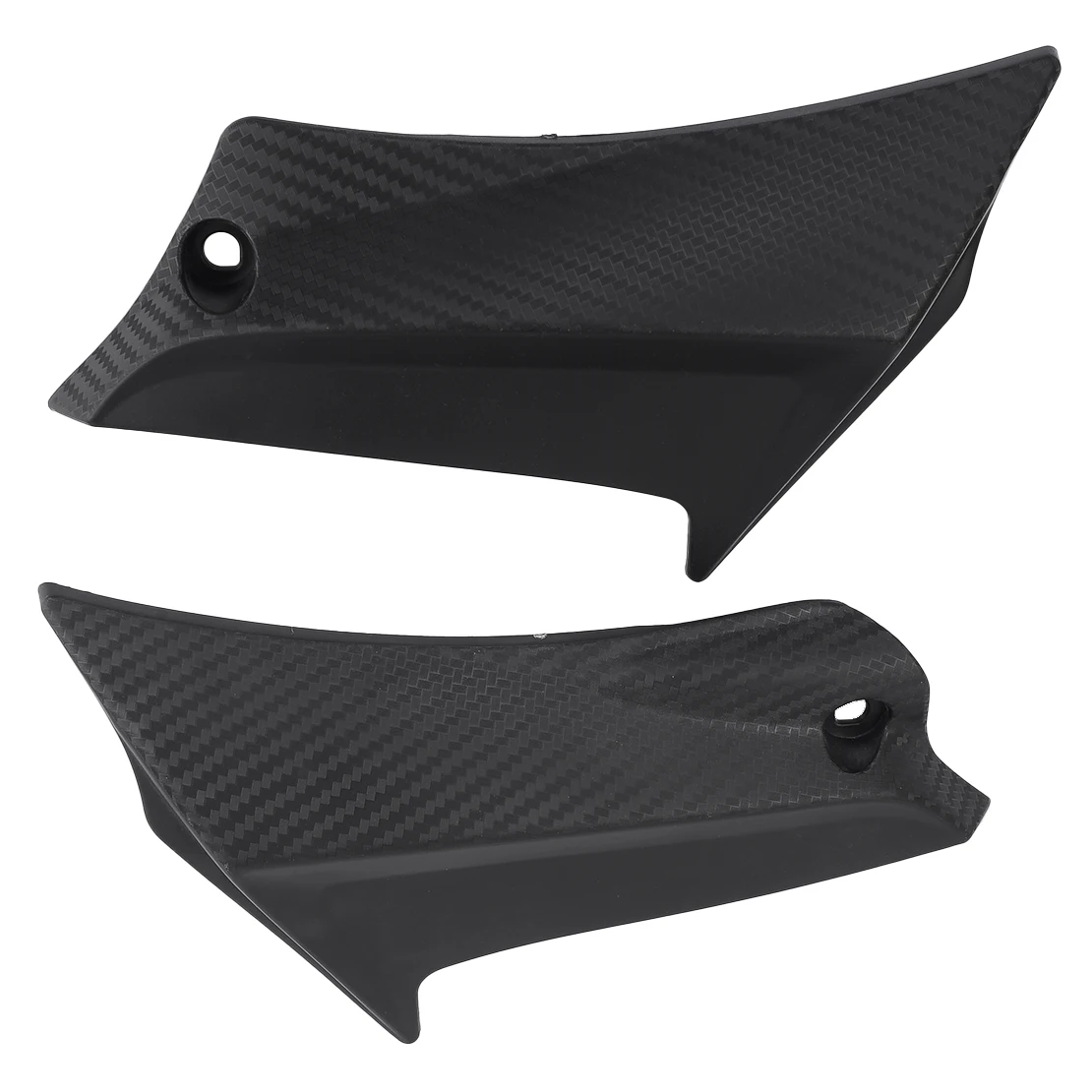 1 Pair Gas Tank Panel Cover Fairing Cowl Trim Carbon Fiber Style Side Fit for Suzuki GSXR 600/750 K11 2011-2020 M549-A139-BLK