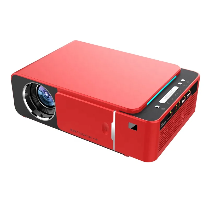 

MINI Led Video Projector T6 Projector Support 4K 3D Android Wifi Portable Cinema Home Theater Smart Projector On Sale