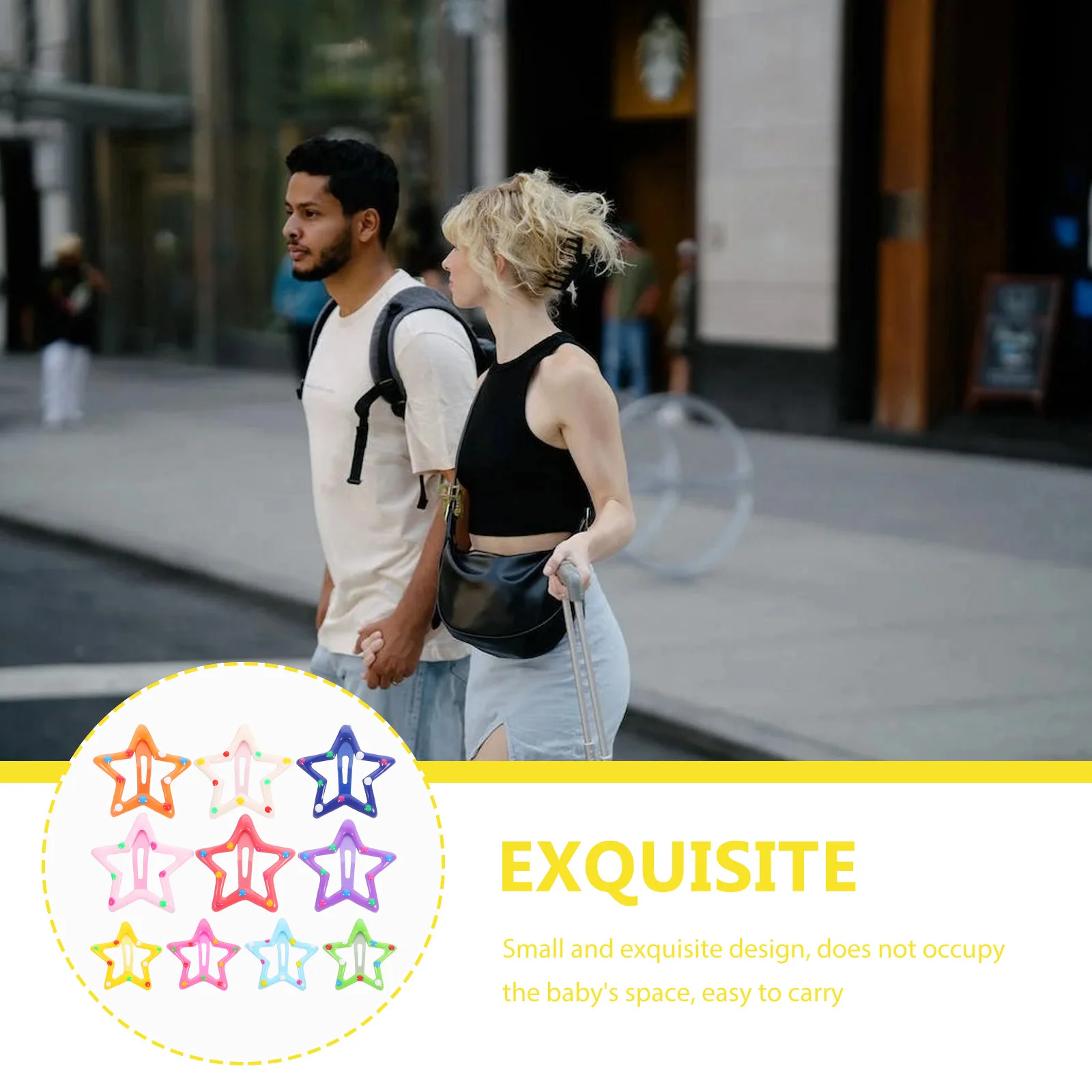 

10 Pcs 's Hairpin Headwear Accessories for Girls Barrettes Snap Clips Metal