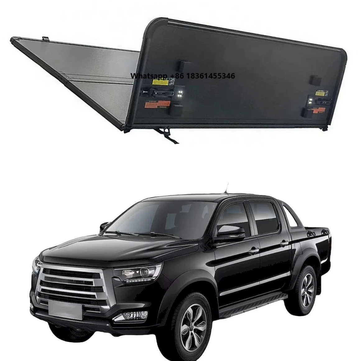 

for Shuailing T6/T8 Standard Bed Hard Trifold Tonneau Cover