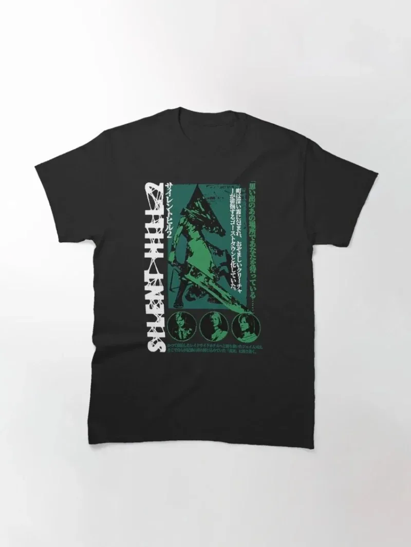 

Silent Hill 2 Graphic Mens T Shirts Clothing Casual Oversized Short Sleeve Round Neck Tee Shirt Adult T-Shirts Male clothing Tee