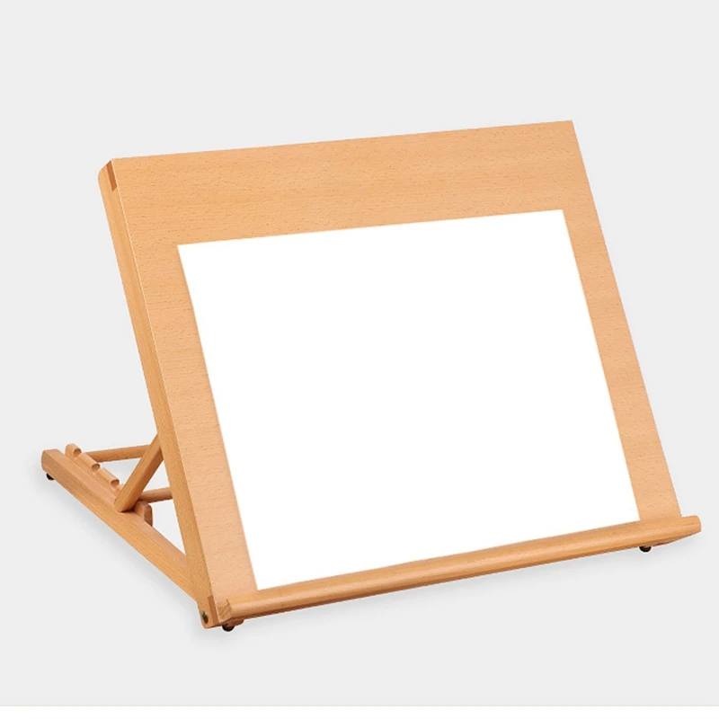 Portable Sketch Easel Desktop Easel Desktop Drawing Board Standing Easel Watercolor Oil Painting Art Supplies